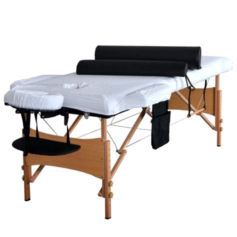 fully loaded portable massage table flat or reiki