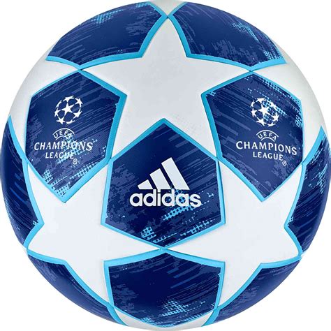 adidas finale  ucl top trainer soccer ball whitefootball blue soccerpro