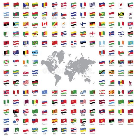 de vlaggen van het land vector illustratie illustration  aardrijkskunde