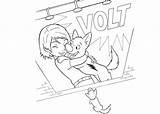 Coloring Pages Volt sketch template