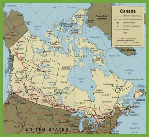 canada road map ontheworldmapcom