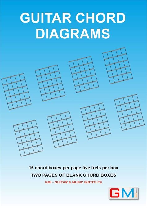 blank chord boxes  institute learn guitar playing guitar