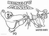 Panda Fu Kung Coloring Pages Kids Print Shifu Printable Cool2bkids Color Getdrawings sketch template