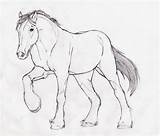 Clydesdale Horse Coloring Sketch Horses Outline Drawings Kids Drawing Draw Sketches Google Drawn Line Search Cartoon Quilt Pencil Riding Outlines sketch template