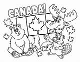 Canada Coloring Pages Canadian Animals Colouring Map National Event Indigenous Local Christmas Sheets Printable Kids Sheet Color Netart Getcolorings sketch template