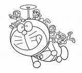 Doraemon Volando Dibujosonline sketch template