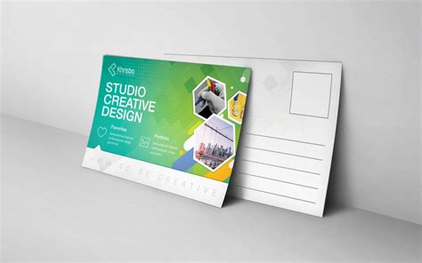 modern postcard design  template catalog