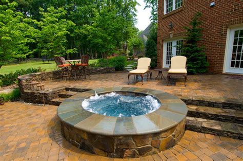 detached raised spa oakton virginia town country pools
