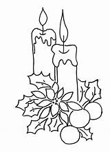Christmas Coloring Pages Candle Mistletoe Drawing Para Dibujos Colorear Navidad Navideños Candles Tree Imprimir Getcolorings Adults Faciles Flame Velas Getdrawings sketch template