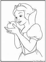 Blanche Neige Coloriage sketch template