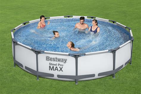 bestway steel pro max frame pool   cm mfilter pumpe  model