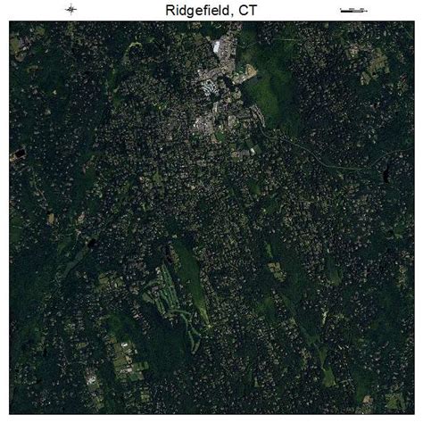 aerial photography map  ridgefield ct connecticut