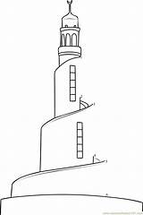 Islamic Museum Qatar Dot Dots Connect Kids Lighthouses Worksheet Drawing Drawings Email Print Printable Countries sketch template