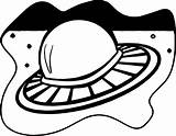Outer Saucer sketch template