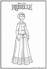 Rebelle Coloriage Princesse Imprimer Colorier Dessin Dessiner sketch template