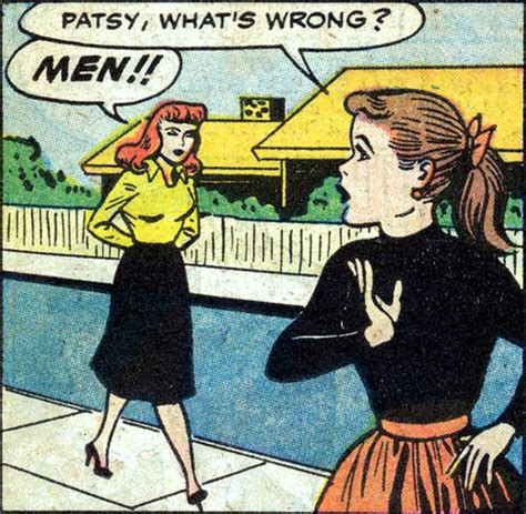 art vintage women comic 1950s 50s 50 s 1950 s men retro