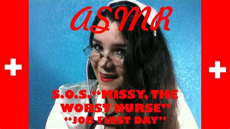 💉🌡️🏥 👒asmr 👒 The Sexy Nurse Missy In Her First Job Day Role Play
