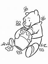 Bear Pooh Coloring Pages Printable Color Bright Colors Favorite Choose Kids sketch template