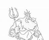 Triton King Coloring Pages Lance Printable Popular Getdrawings Getcolorings Print Coloringhome Color 93kb 667px sketch template