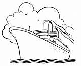 Cruise Barcos Vapor Desene Clipartfox Colorat Cliparting Calcar Colorear sketch template