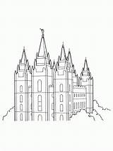 Lds Temples Mormon Bountiful Coloringhome Clipground sketch template