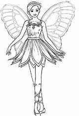 Coloring Pages Girls Barbie Girl Pretty Printable Beautiful Fairy Fashion Colouring Kids Three Ballerina Print Book Princess Color Sheets Cartoon sketch template