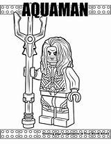 Coloring Lego Aquaman Pages Batman Dc Sheets Colouring Bricks True North Choose Board sketch template