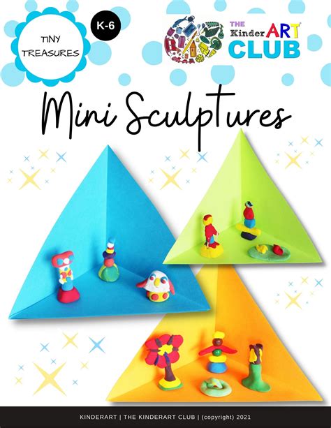 lesson mini sculptures  kinderart club