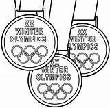 Medals Olympic Pages sketch template