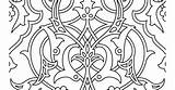 Coloring Tapestry Medieval sketch template