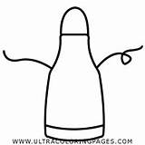 Apron Coloring Pages sketch template