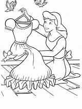 Cinderella Cenerentola Cendrillon Cinderela Principessa Cenicienta Cleaning Altered Stampare Assepoester Coloringfolder sketch template