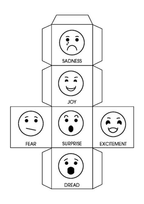 storytelling emotions dice  primary ks teaching resource