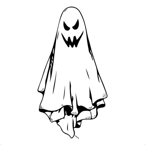 halloween printable ghost template