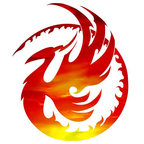 logo phoenix bird clipart