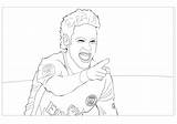 Neymar Colorear Psg Coloriages Joueur Deporte Olimpiadi Stampare Ausmalbild Bale Enfants Erwachsene Malbuch Fur Adulti Justcolor Disegno Gareth Soccer Frais sketch template