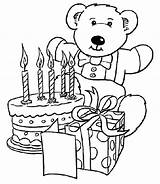 Birthday Coloring Pages Happy Printable Coloringme sketch template