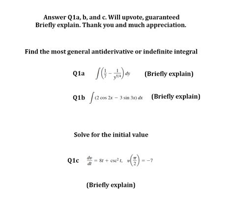 solved find the most general antiderivative or indefinite