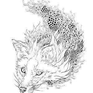 top  mandala fox coloring pages