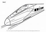 Train Drawing Speed Draw Electric High Easy Bullet Step Trains Drawings Paintingvalley Learn Drawingtutorials101 Transportation Necessary Improvements Finish Make sketch template