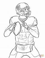 Coloring Nfl Carr Derek Pages Football Printable Drawing Sports Styles Supercoloring Categories sketch template