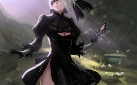 Yorha No 2 Type B Nier Series And Etc Drawn By Fwing