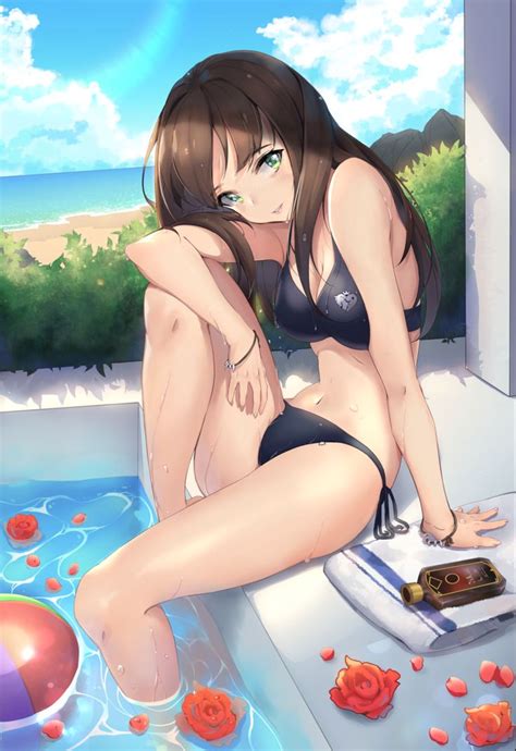 104 best anime girl bikini images on pinterest