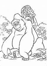 Tarzan Coloring Pages Disney Printable Book Kids Info Coloriage Fun Index sketch template