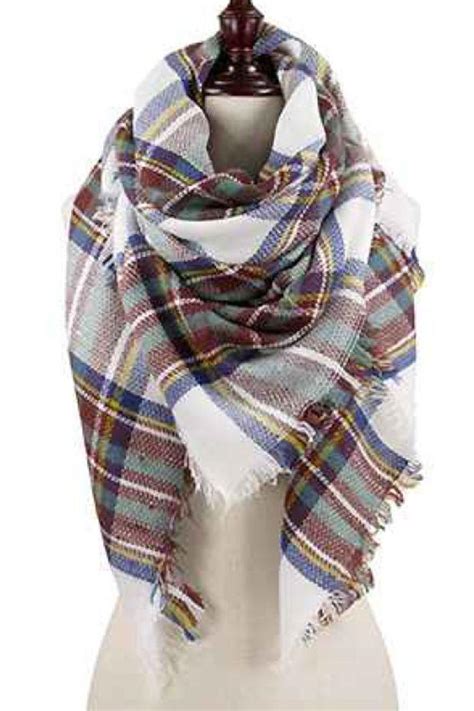 cozied up blanket scarf white brown wild fae