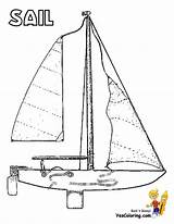 Coloring Sailing Pages Ship Boat Ships sketch template