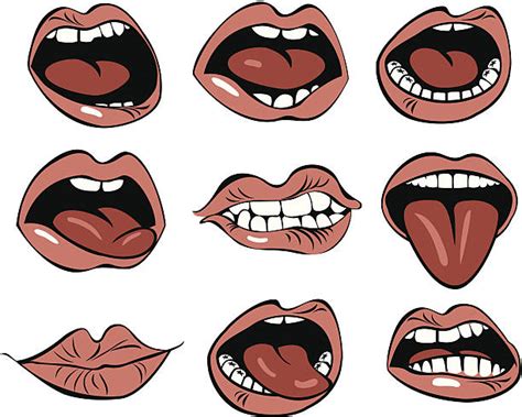 Best Lip Bite Illustrations Royalty Free Vector Graphics