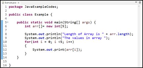 initialize  empty array  java