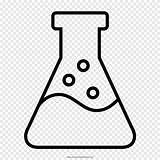 Erlenmeyer Flask Drawing Laboratory Chemistry Angle Coloring Book Pngegg Keywords sketch template