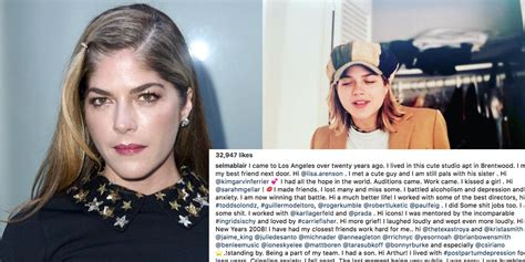 selma blair posts an emotional instagram about her depression and